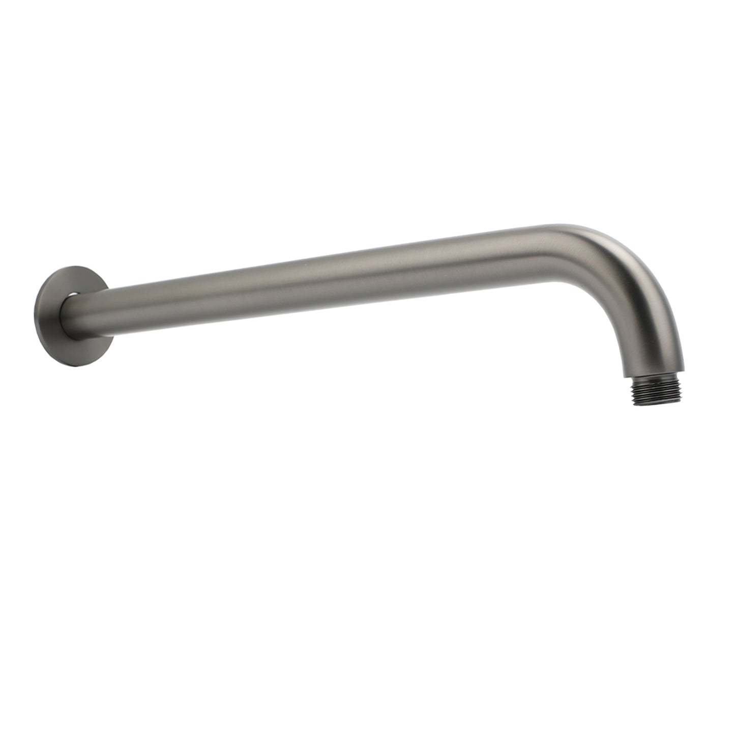 355mm Straight Curve Round Wall Shower Arm - Available in 5 Colours