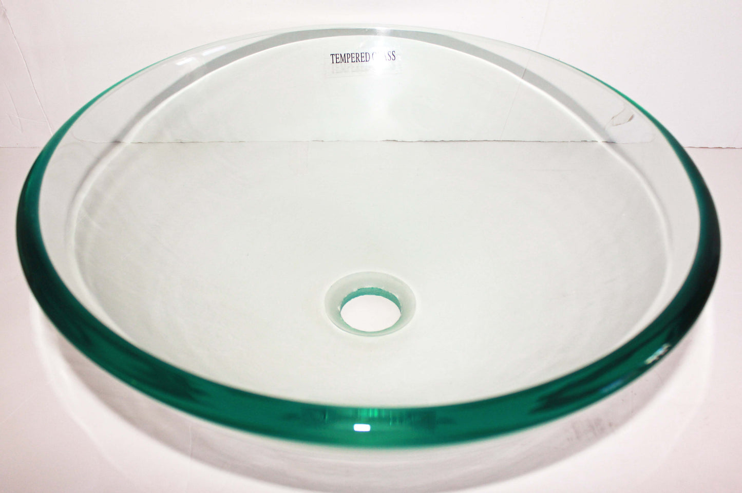 Glass Basin 420 x 140mm Clear Swiss