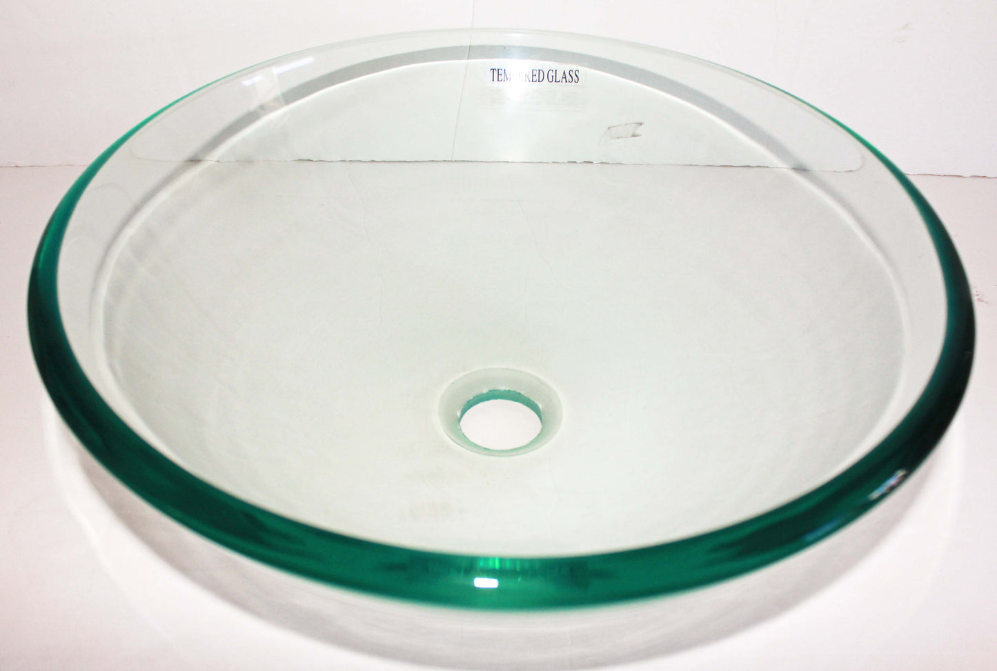 Glass Basin 420 x 140mm Clear Swiss