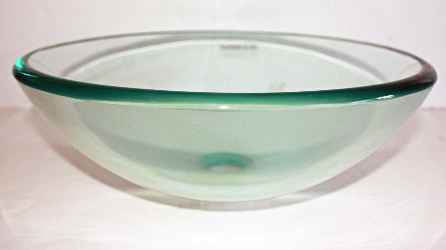 Glass Basin 420 x 140mm Clear Swiss