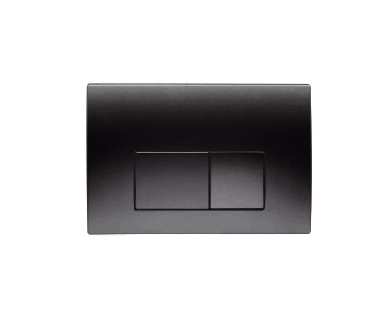 BLACK SQUARE INWALL CISTERN BUTTON