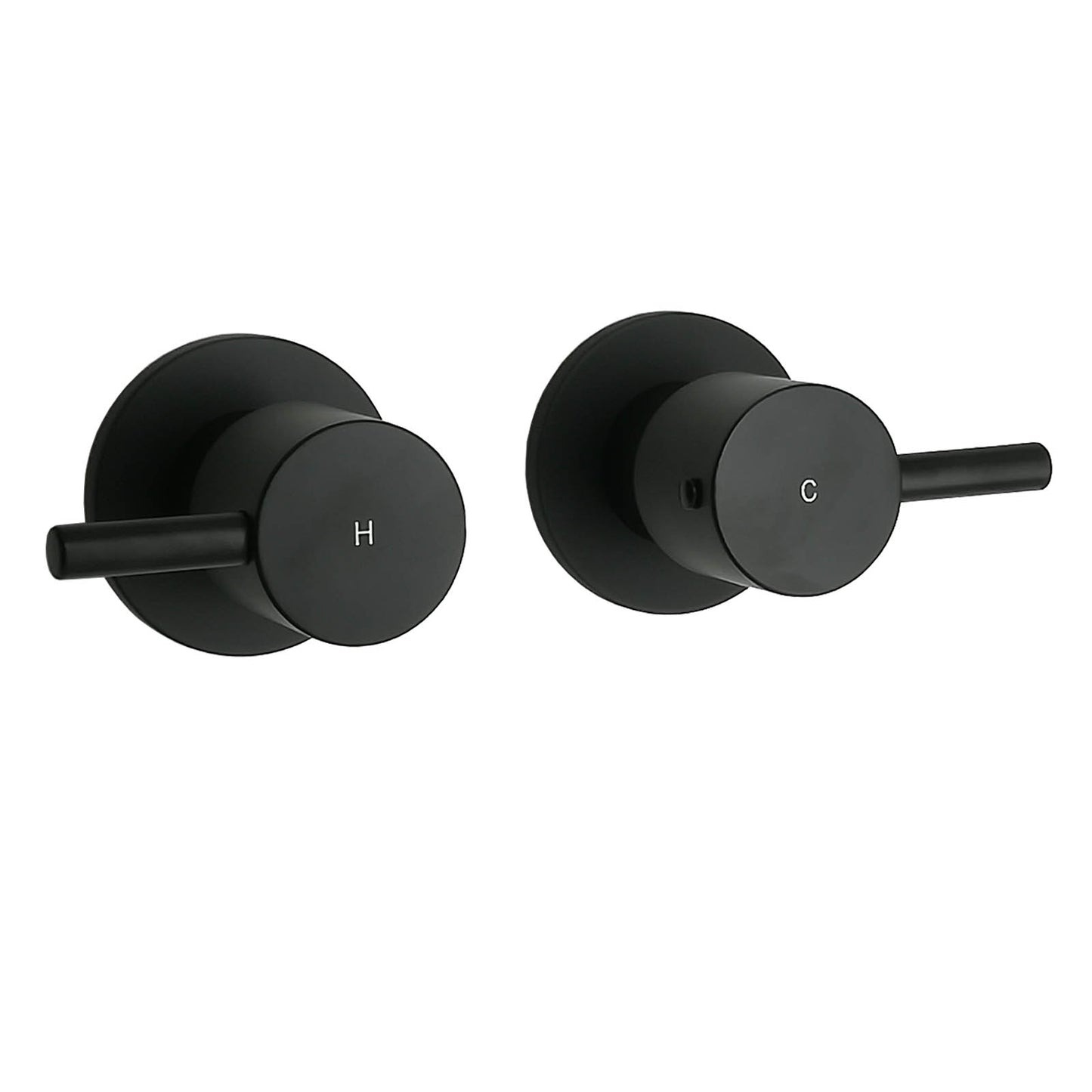 Round Twin Hot & Cold 1/4 Turn Tapware  - Available in 6 Colours
