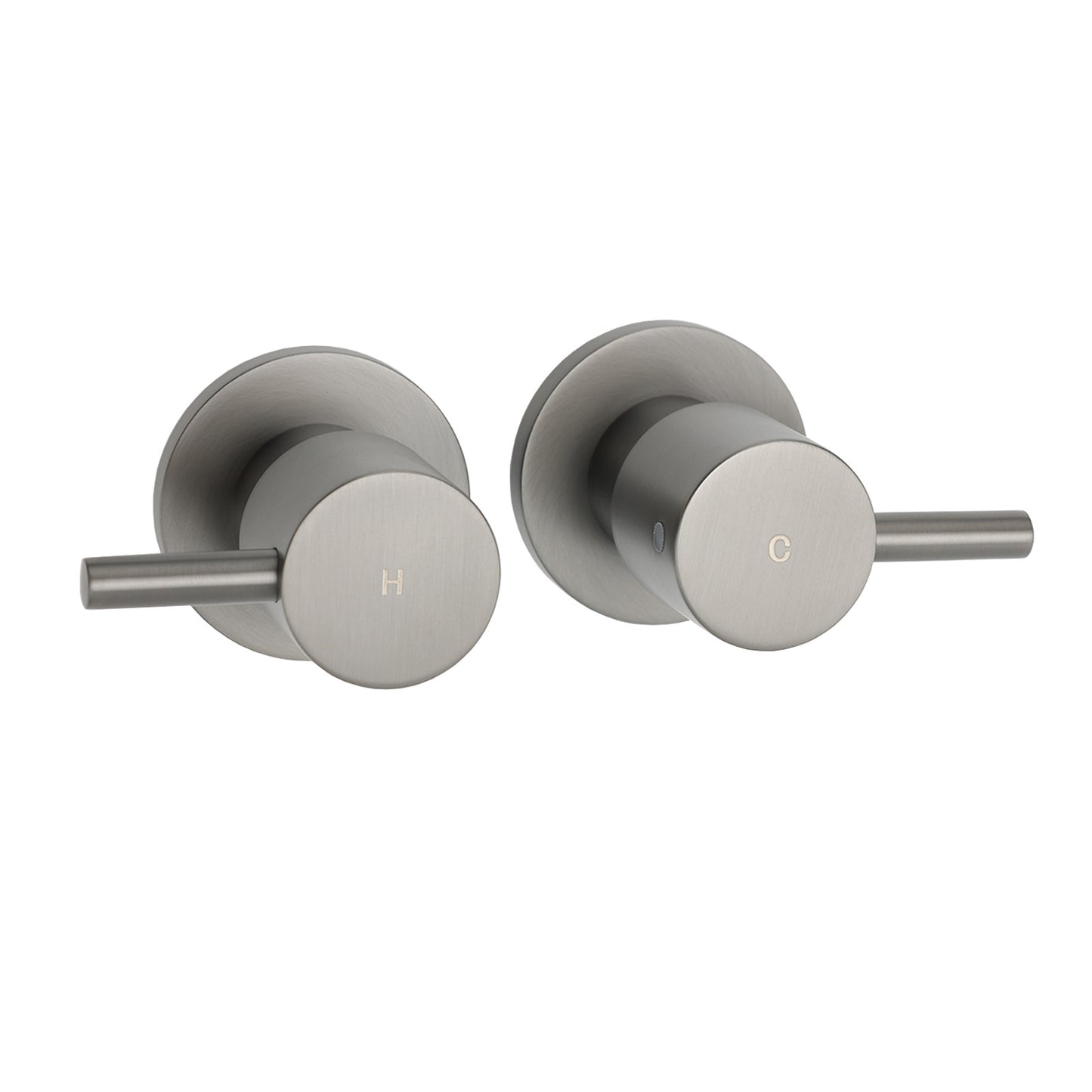 Round Twin Hot & Cold 1/4 Turn Tapware  - Available in 6 Colours