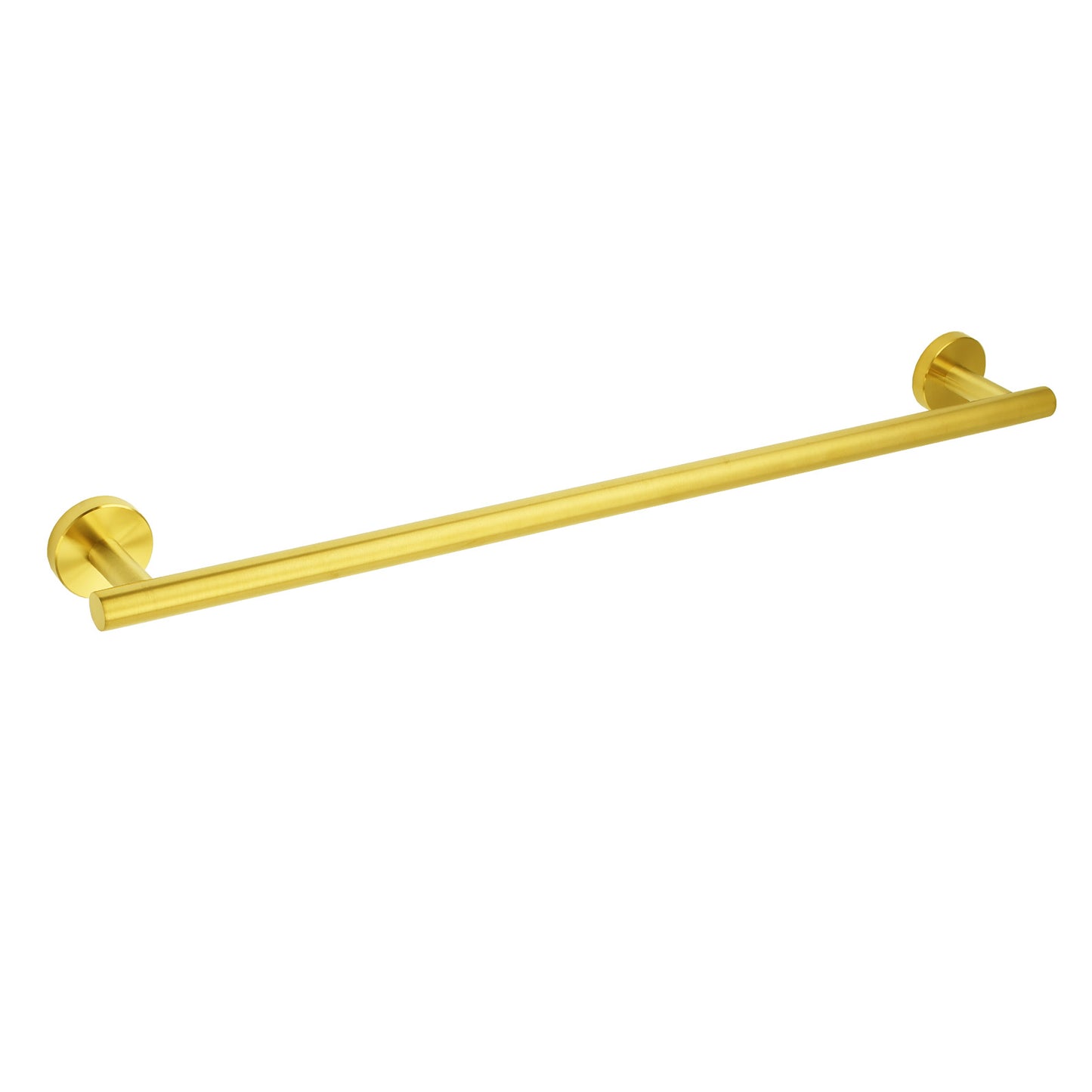 MAYNE 600mm Round Single Towel Rail - Available in 5 colours