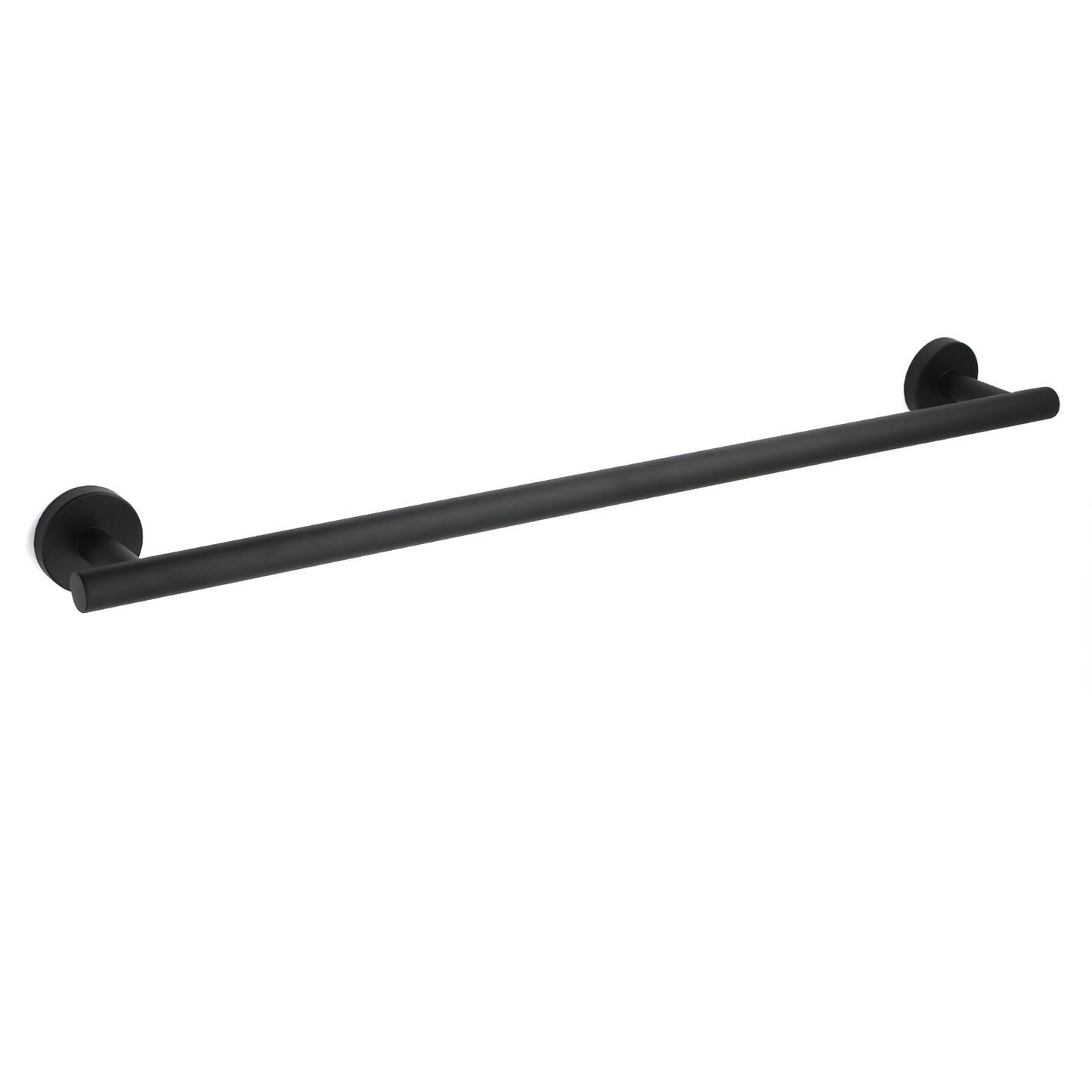 MAYNE 600mm Round Single Towel Rail - Available in 5 colours