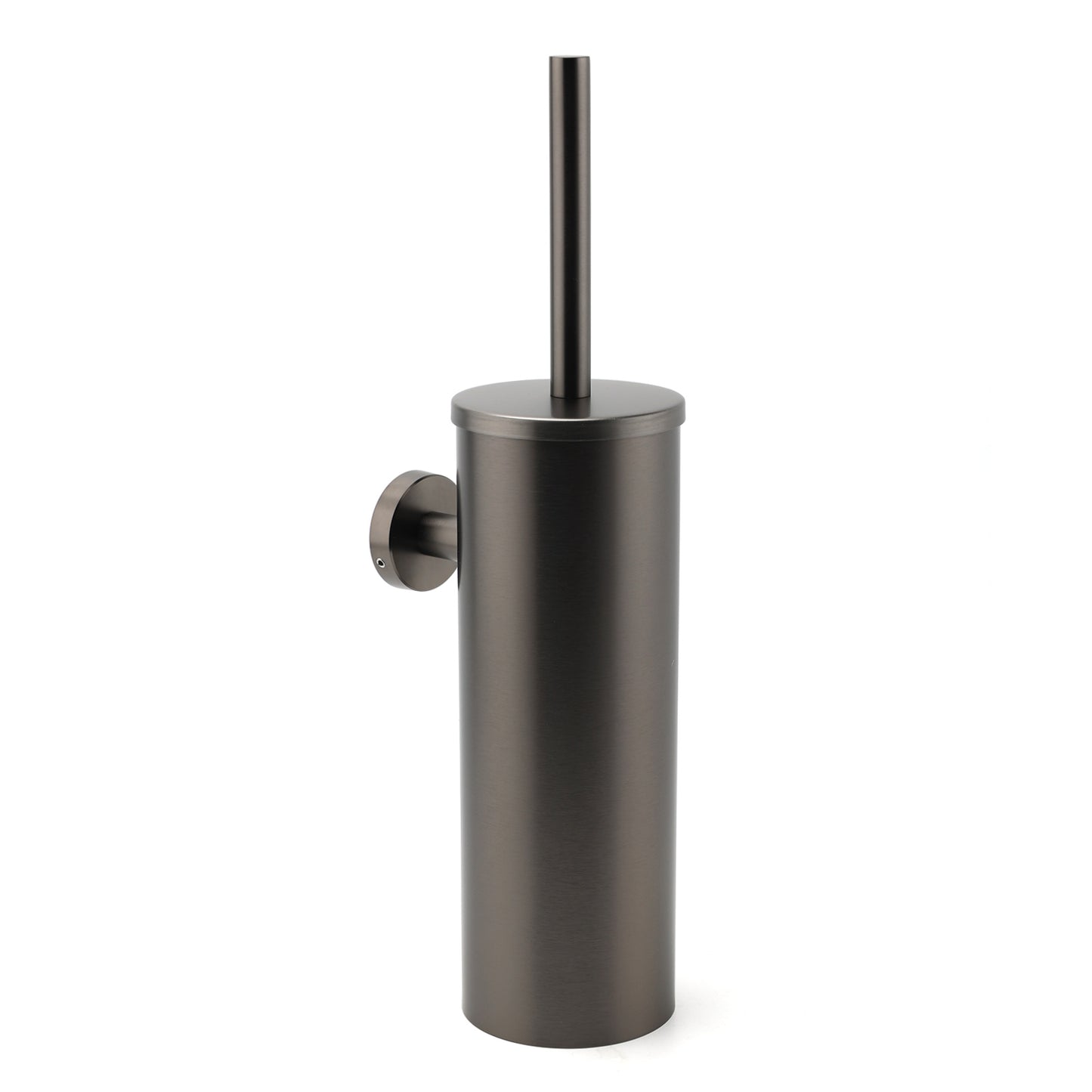 MAYNE 390mm Round Wall Toilet Brush with Holder - Available in 5 colours