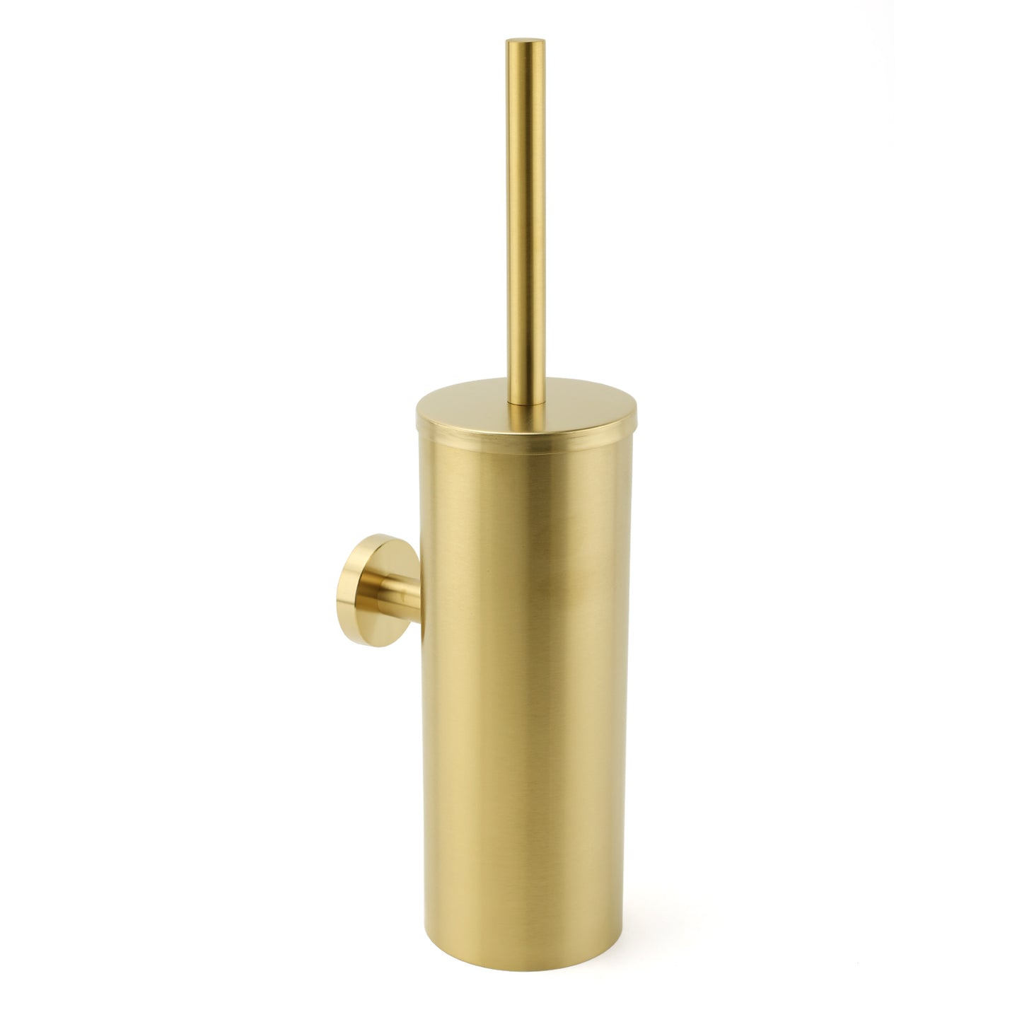 MAYNE 390mm Round Wall Toilet Brush with Holder - Available in 5 colours