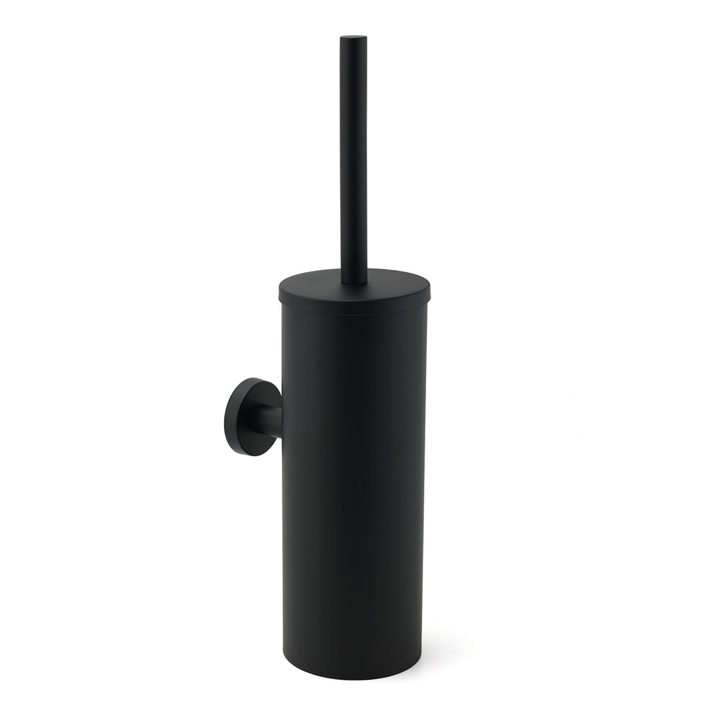 MAYNE 390mm Round Wall Toilet Brush with Holder - Available in 5 colours