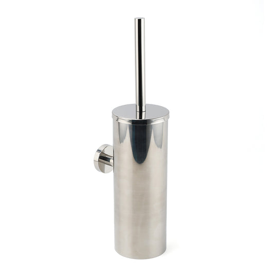 MAYNE 390mm Round Wall Toilet Brush with Holder - Available in 5 colours