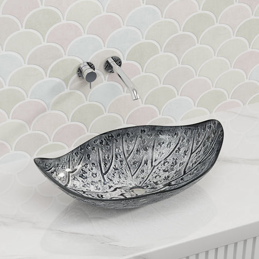 Kheub Saturn Grey Oval Curve