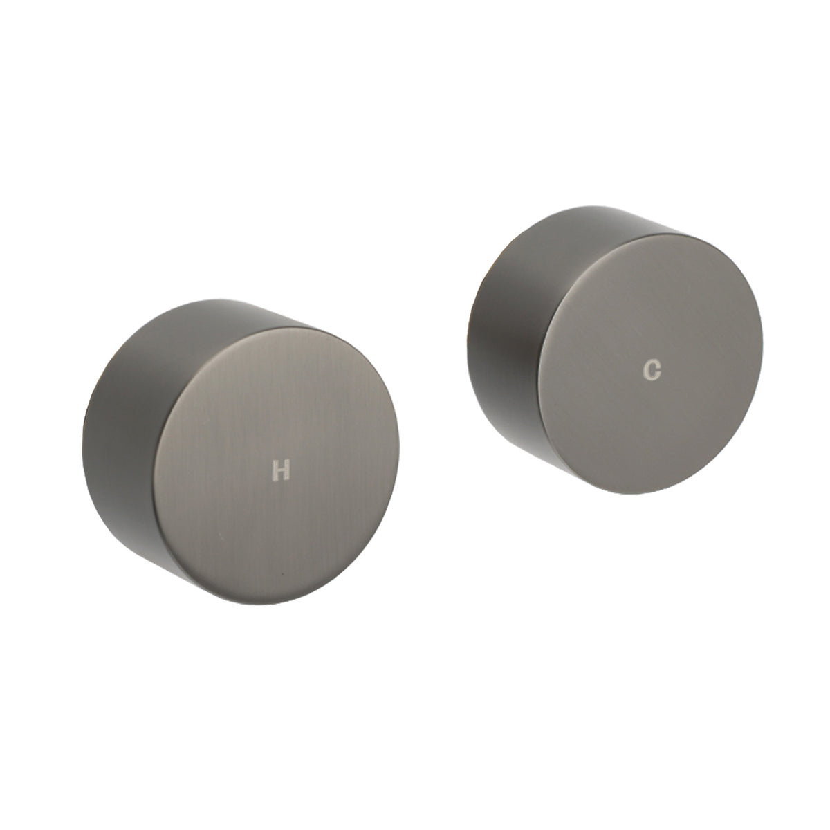 Round Hot & Cold Handles with Spout - Available in 5 Colours