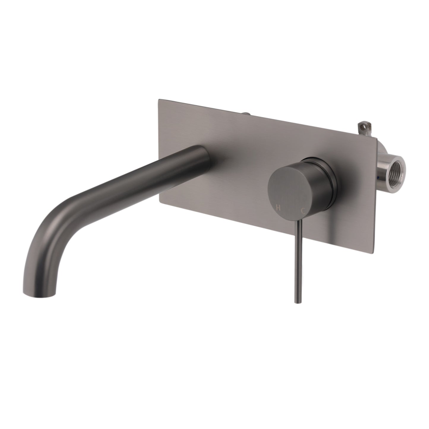 Round Pin Wall Mixer with Spout - Available in 5 Colours