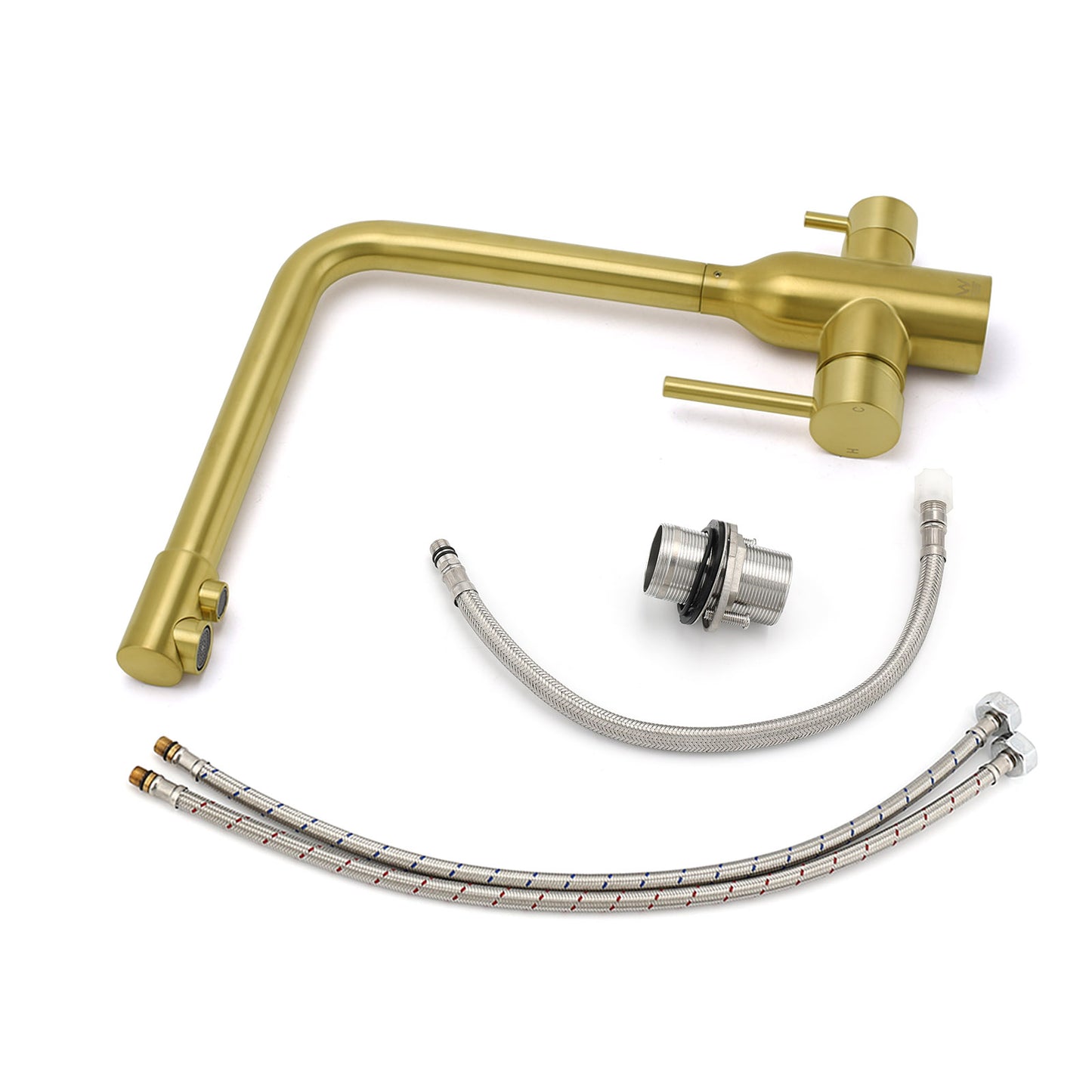 KHEUB Round (additional filter lever) Kitchen Mixer - Available in 3 Colours