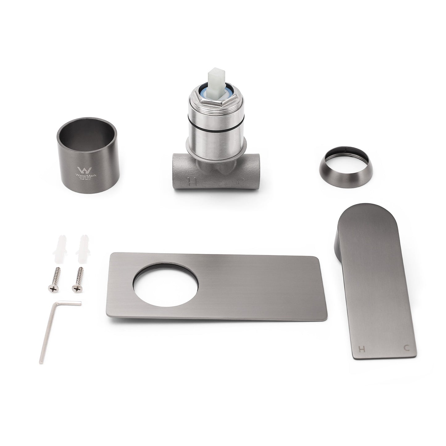 BOSTON SQUARE CURVE Shower Mixer - Available in 4 Colours