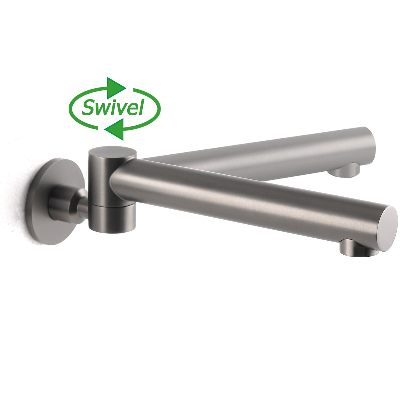 SWIVEL Round Bath Outlet spout - Available in 5 Colours