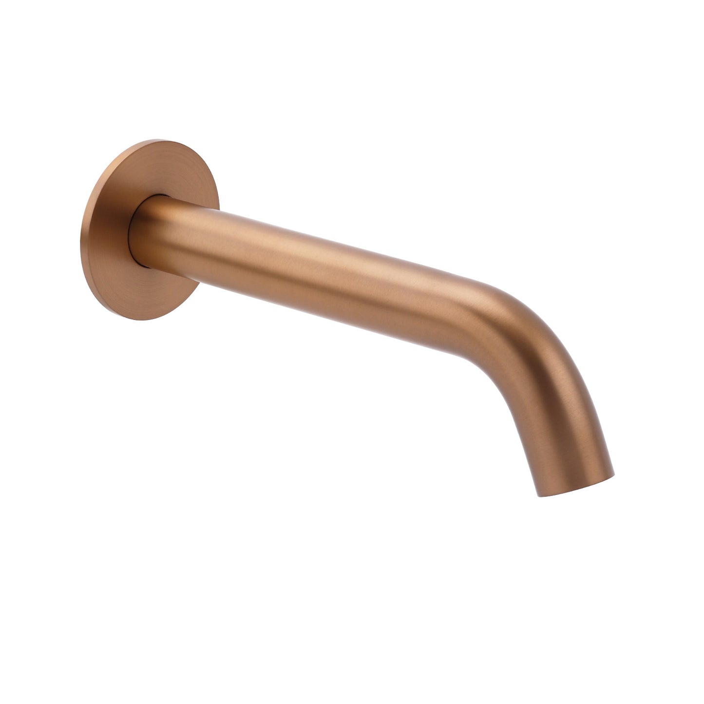 Droop 195mm Round Bath Outlet Spout - Available in 6 Colours
