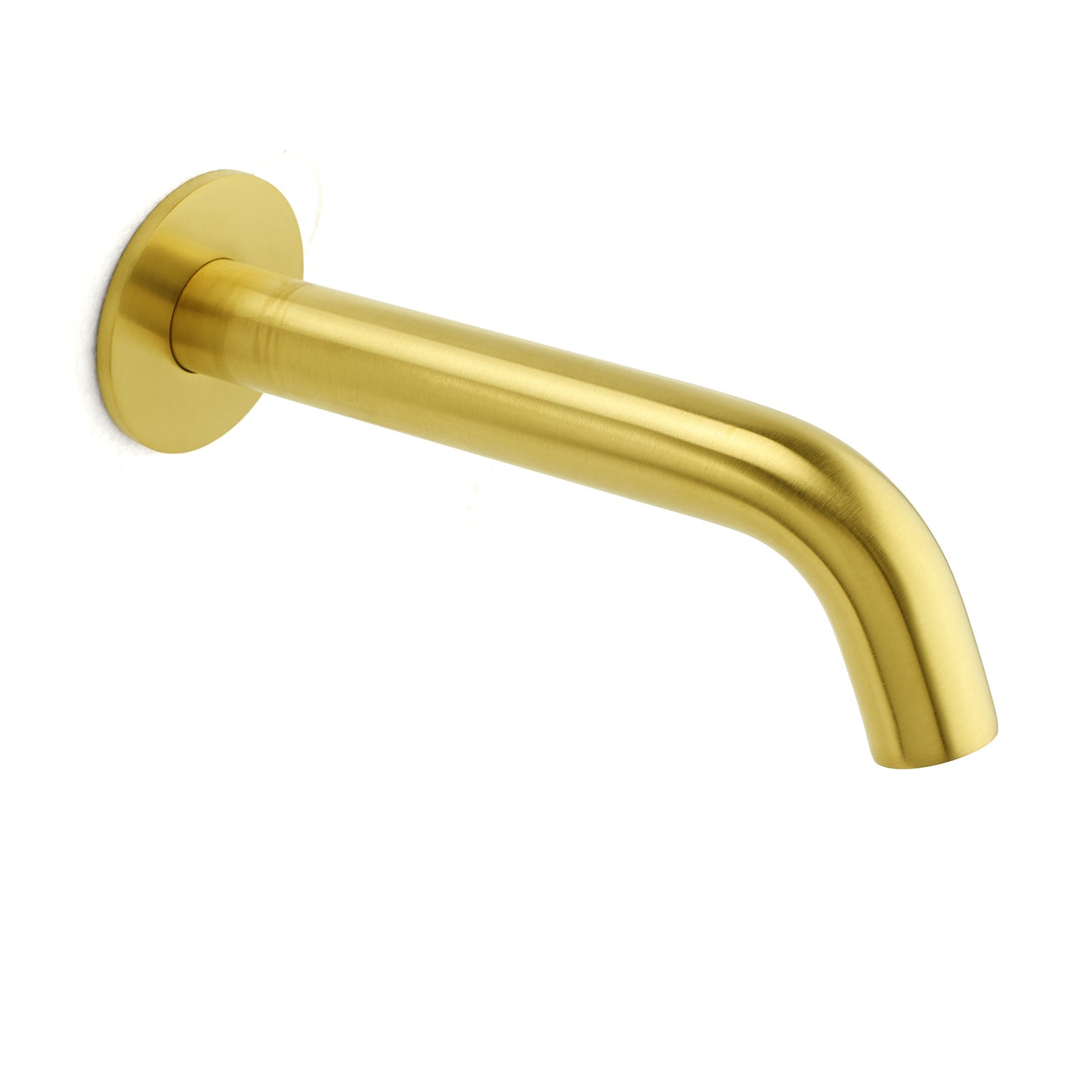 Droop 195mm Round Bath Outlet Spout - Available in 6 Colours