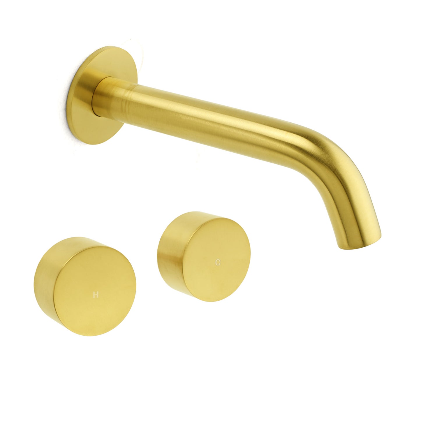 Round Hot & Cold Handles with Spout - Available in 5 Colours