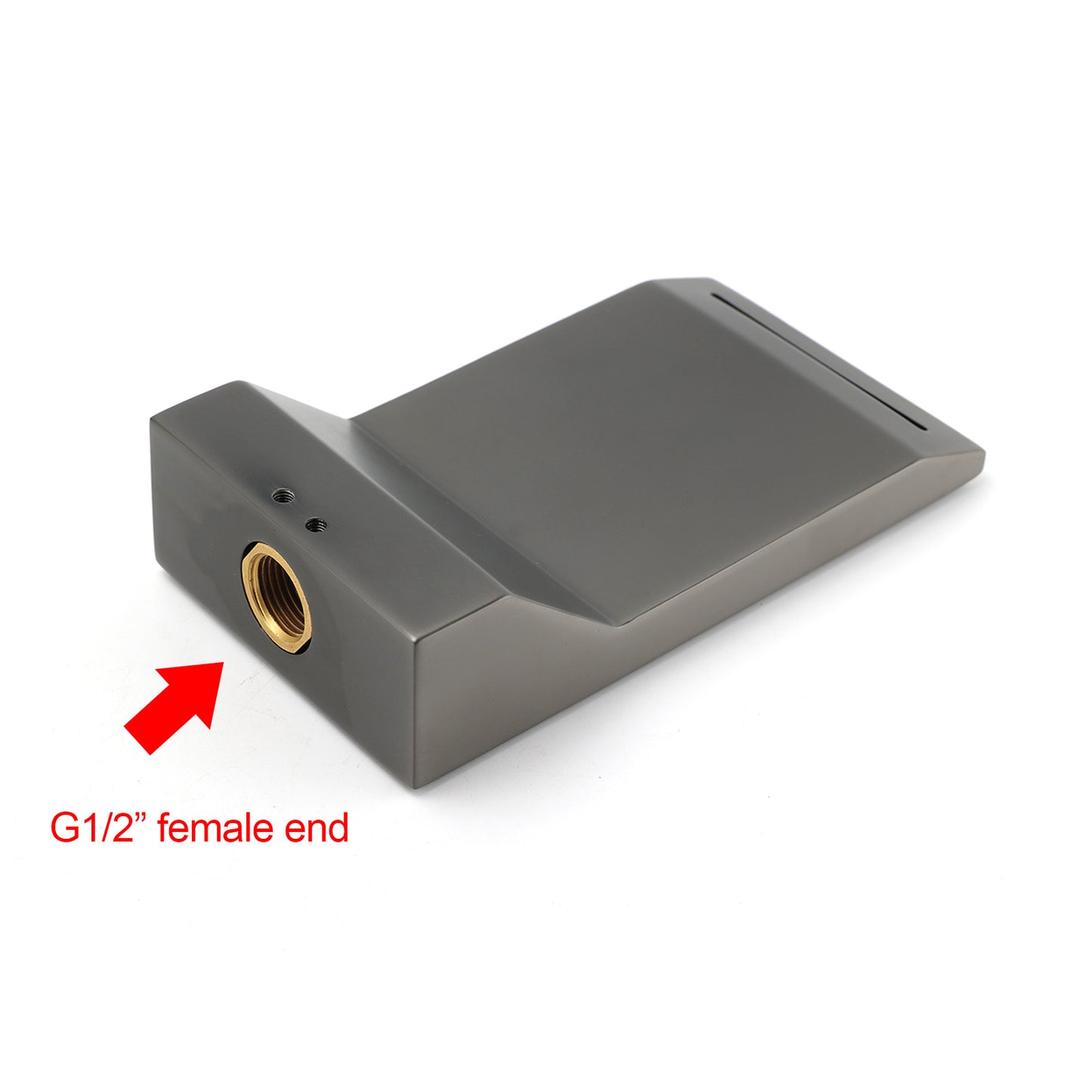 Square Waterfall Bath Spout  - Available in 5 Colours