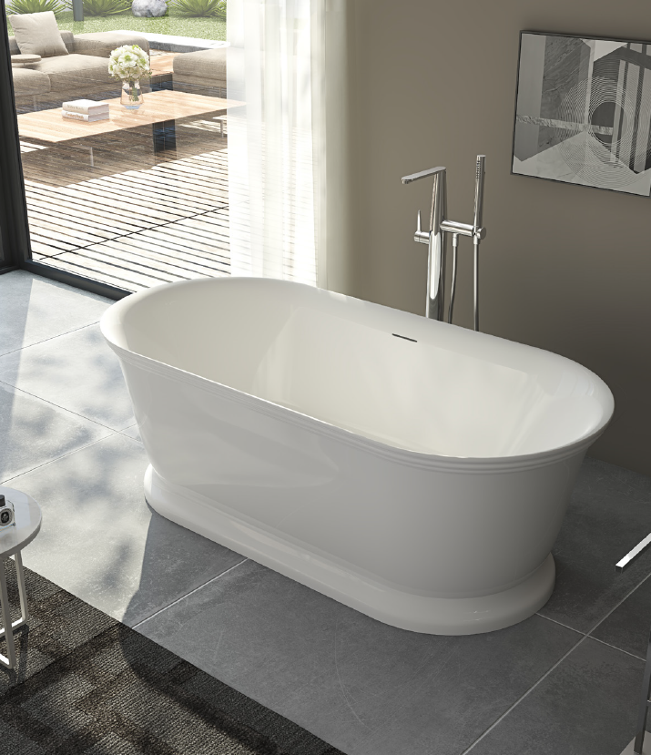 KHEUB HAMPTON OASIS 1700 LUCITE GLOSS WHITE