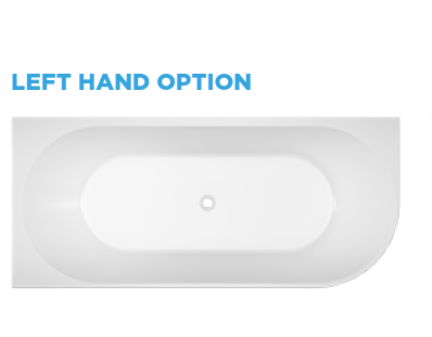 KHEUB ECON 1700 LEFT HAND GLOSS WHITE NO OVERFLOW