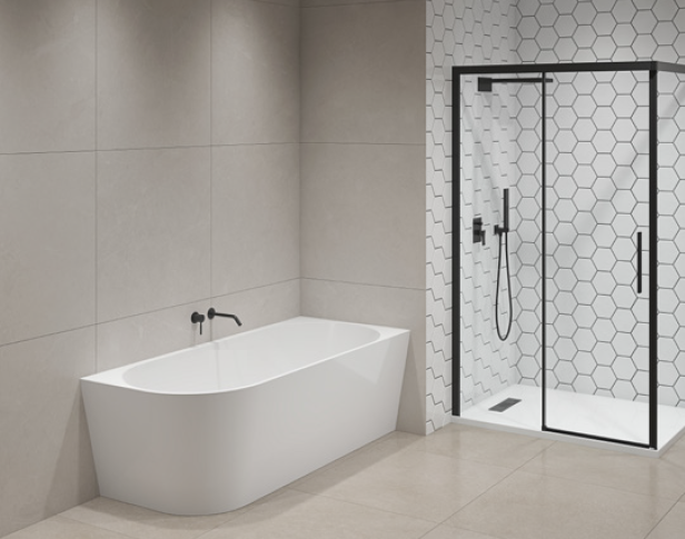 KHEUB ECON 1500 RIGHT HAND GLOSS WHITE NO OVERFLOW