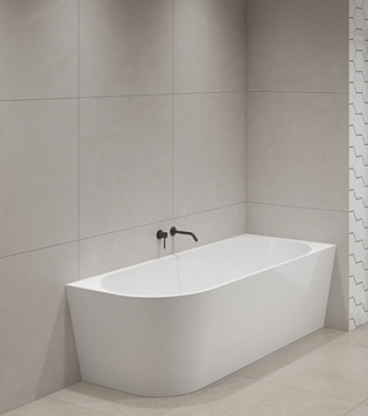 KHEUB ECON 1400 RIGHT HAND GLOSS WHITE NO OVERFLOW