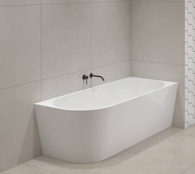 KHEUB ECON 1500 RIGHT HAND GLOSS WHITE NO OVERFLOW