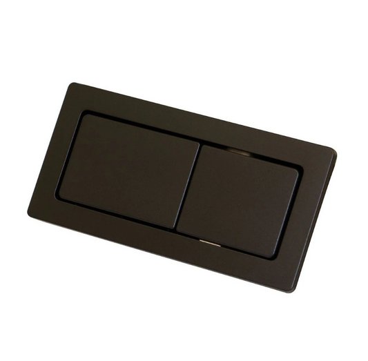 MATTE BLACK RECTANGLE CISTERN BUTTON