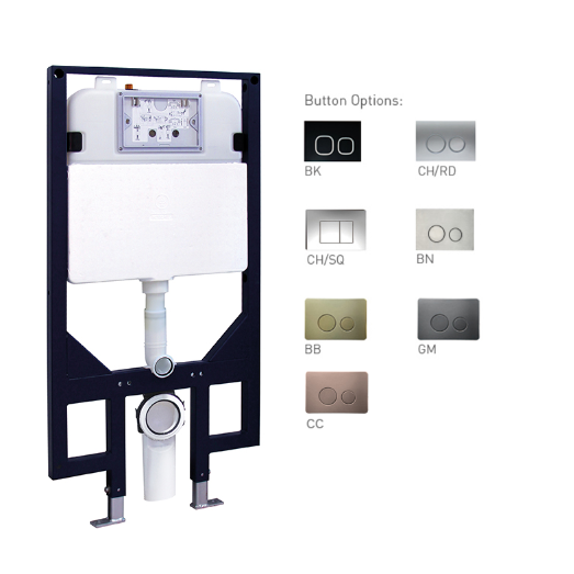 CHLOE WALL HUNG RIMLESS TOILET SUITE