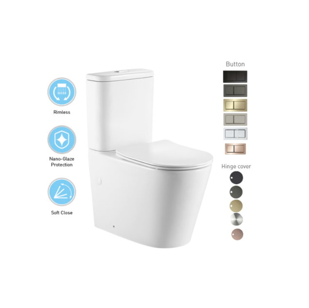 JAMIE ETC RIMLESS TOILET GLOSS WHITE ZENMO