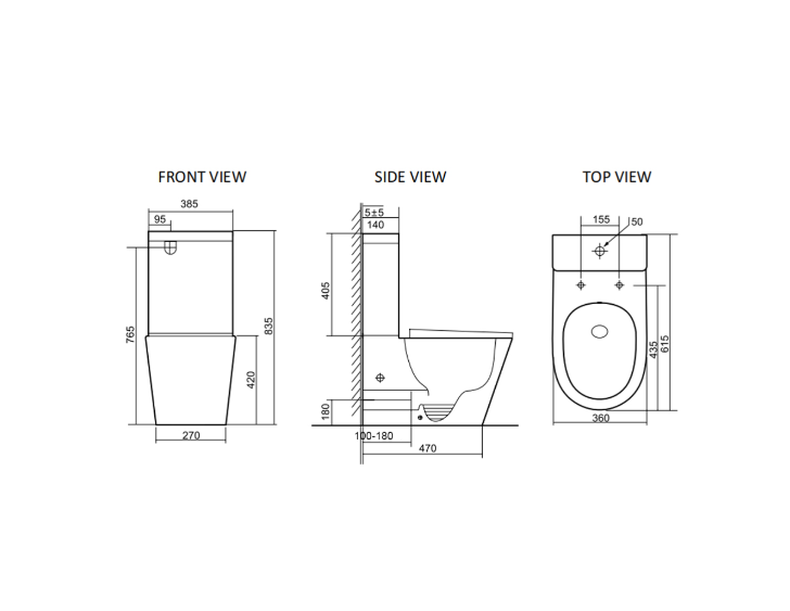 JAMIE ETC RIMLESS TOILET GLOSS WHITE ZENMO