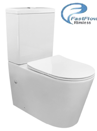 JESS-II RIMLESS GLOSS WHITE TOILET ZENMO ECT