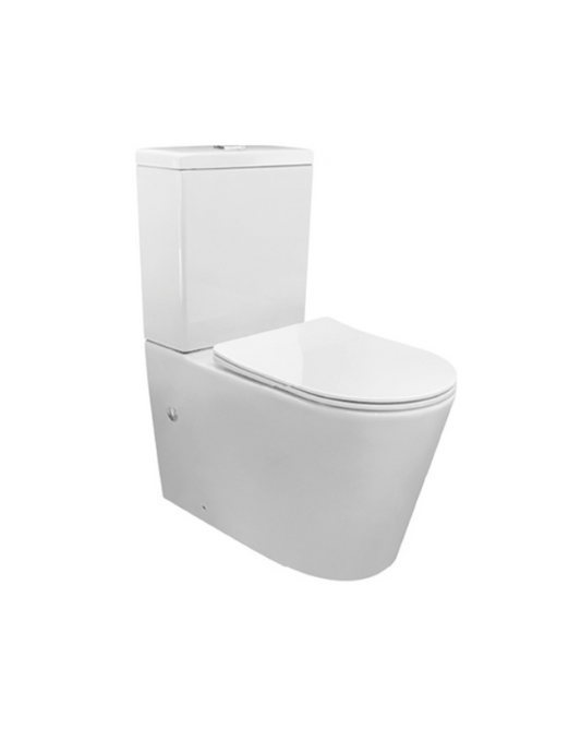 JESS-II RIMLESS GLOSS WHITE TOILET ZENMO ECT
