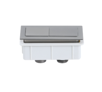 BRUSHED NICKEL RECTANGLE CISTERN BUTTON