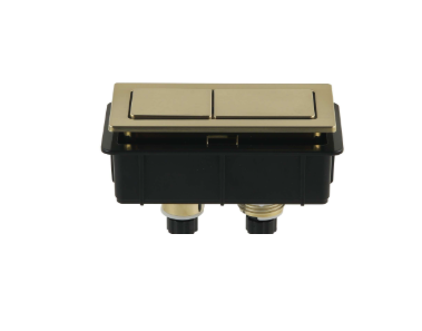 MATTE GOLD RECTANGLE CISTERN BUTTON