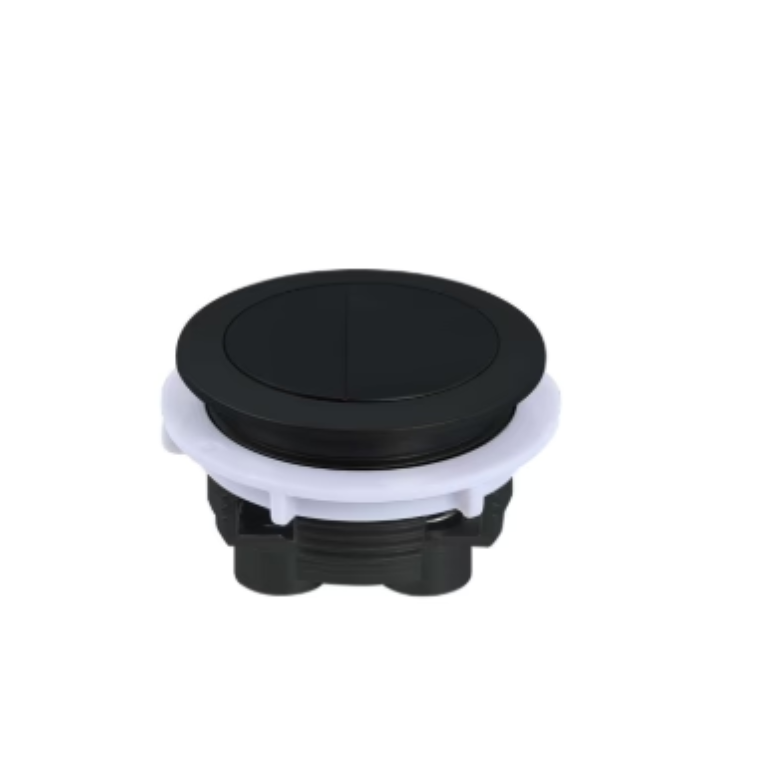 MATTE BLACK ROUND CISTERN BUTTON