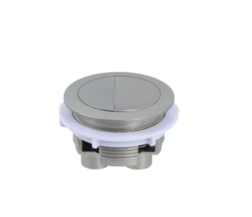 BRUSHED NICKEL ROUND CISTERN BUTTON