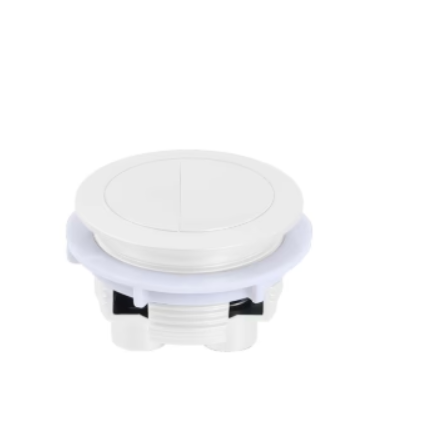 MATTE WHITE ROUND CISTERN BUTTON