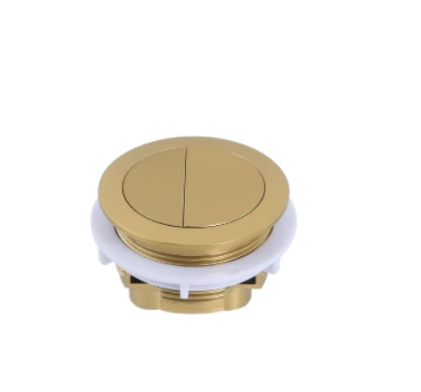 MATTE GOLD ROUND CISTERN BUTTON