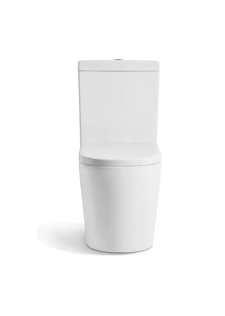 NEO  1   RIMLESS WALL FACED TOILET GLOSS WHITE thick seat