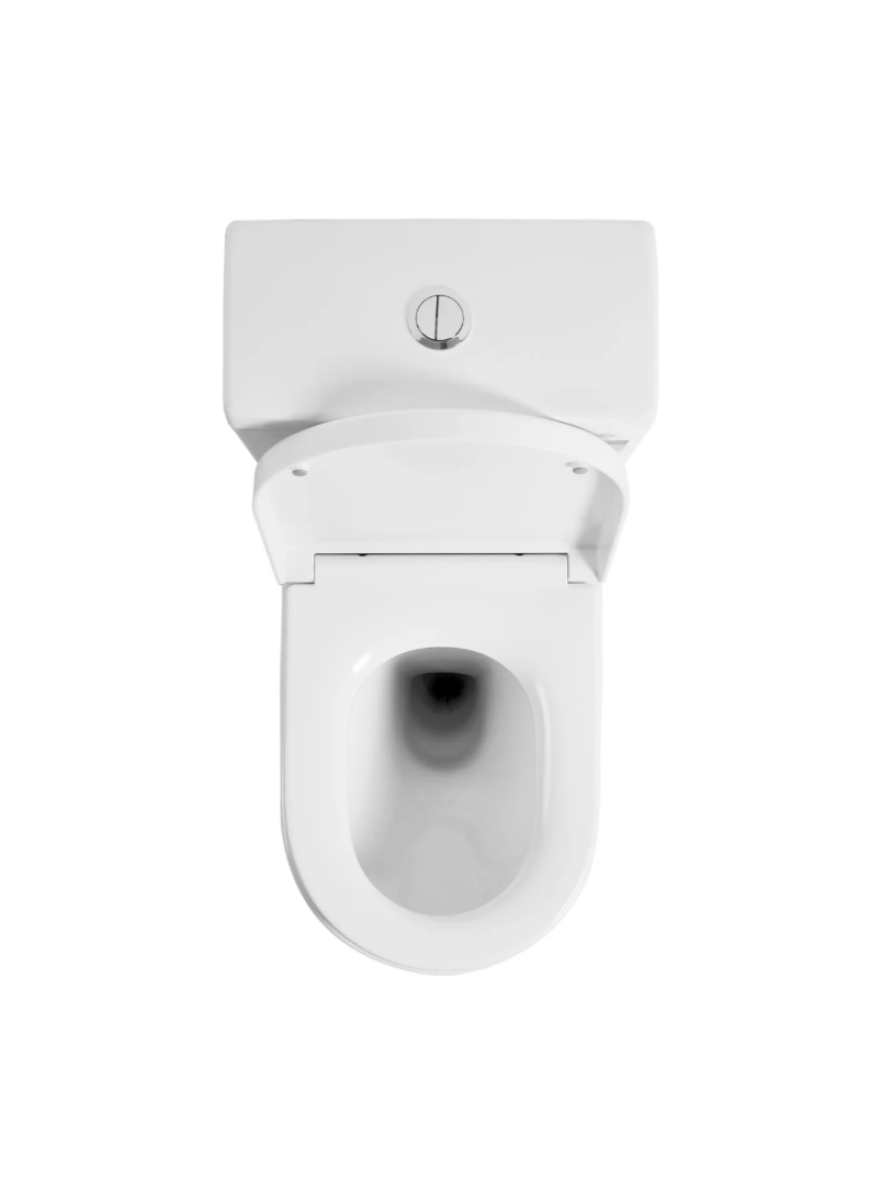 NEO  1   RIMLESS WALL FACED TOILET GLOSS WHITE thick seat