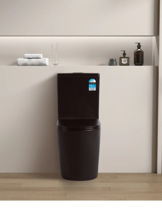 NEO MATTE BLACK RIMLESS TOILET