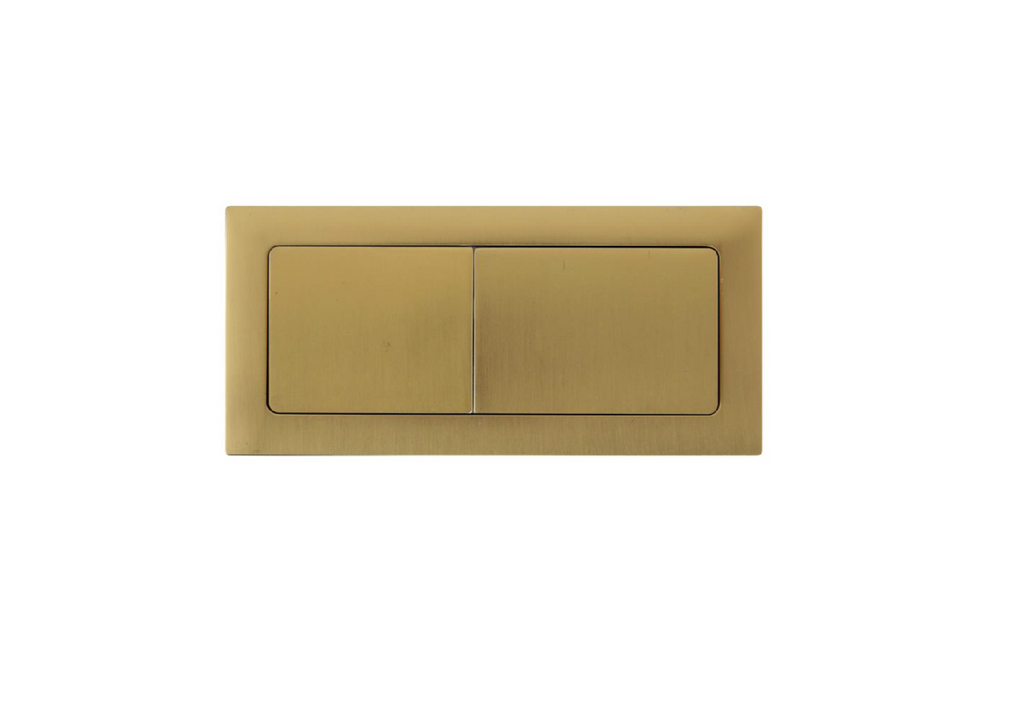 BRUSHED GOLD RECTANGLE CISTERN BUTTON