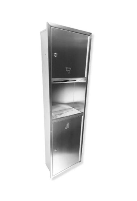 MOBI Paper Towel Dispenser with Waste Receptacle