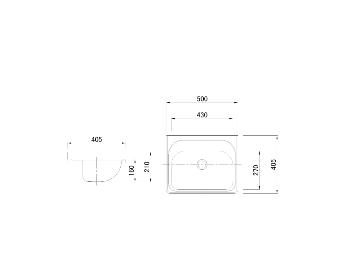 LAVASSA Wall Hung Basin