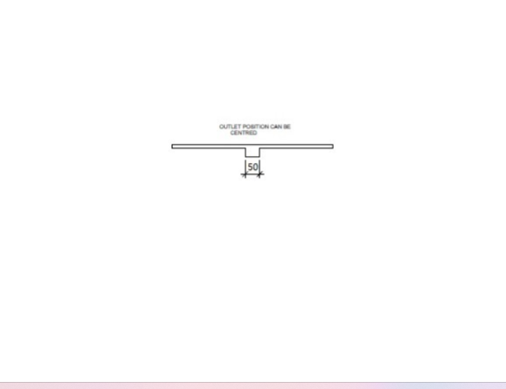 STAINLESS STEEL SHOWER GRATE 800mm x 80mm