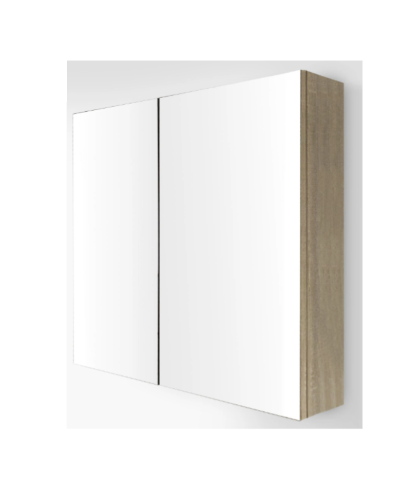 750mm Mirror Cabinet Nutro Light Oak