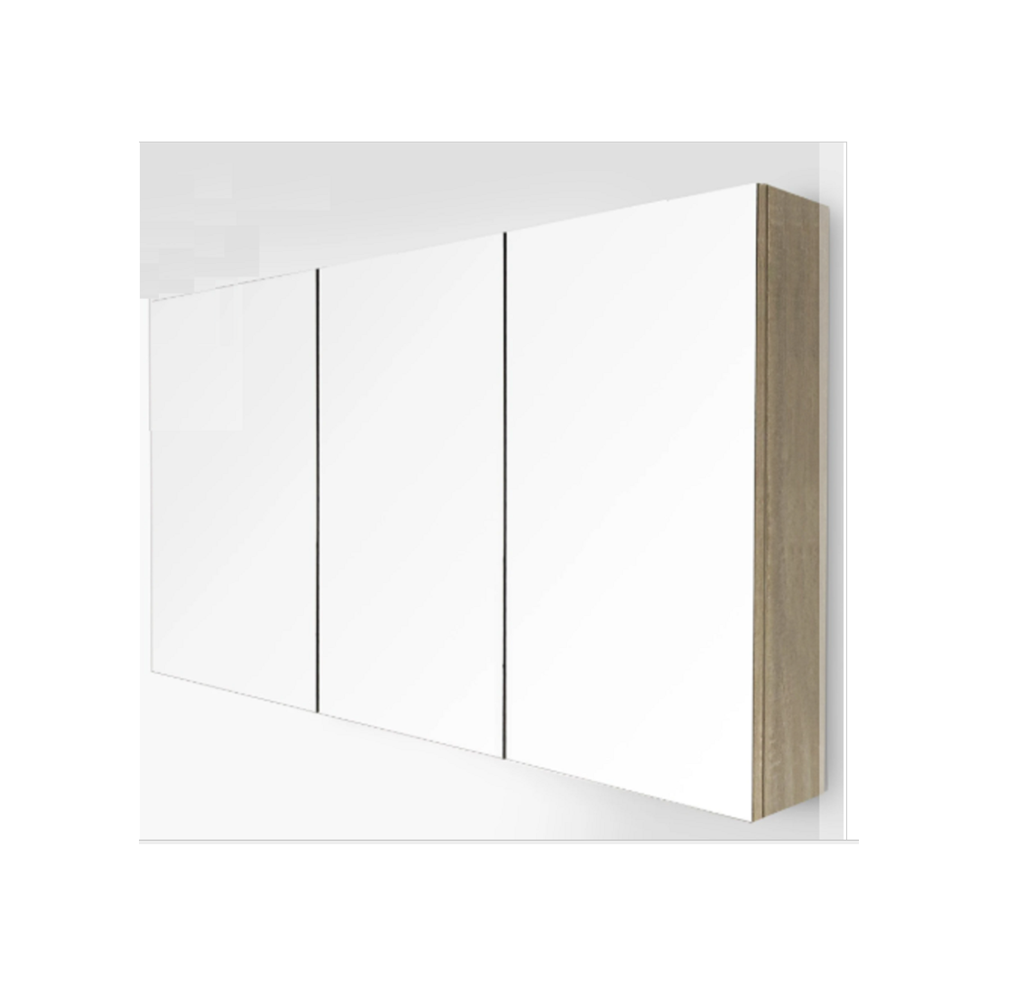 1200mm Mirror Cabinet Nutro Light Oak
