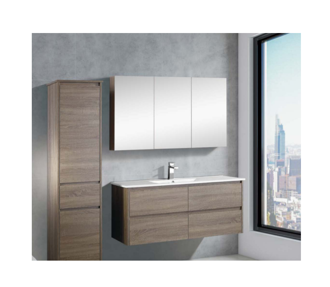 1200mm Natural Timber Shaving Mirror Cabinet